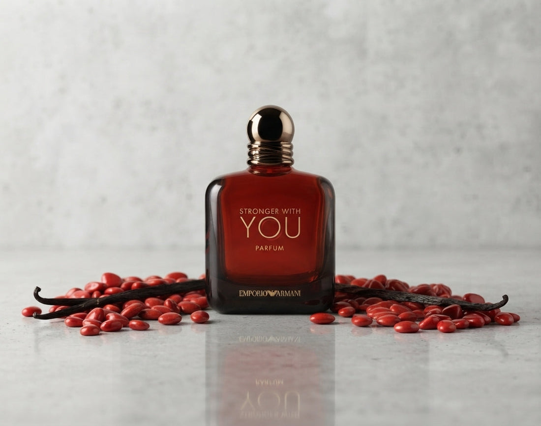 Armani Stronger With You Parfum (100ml): A Bold Fusion of Spicy Pink Pepper & Rich Vanilla Suede